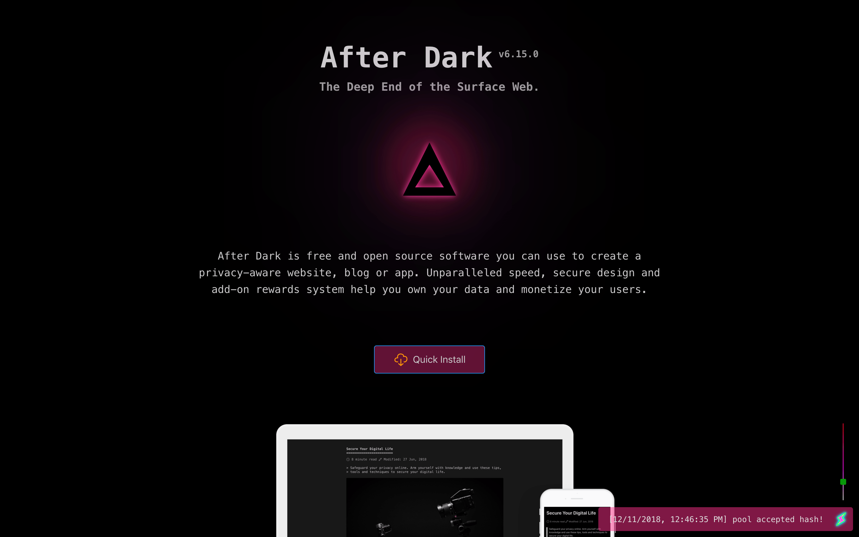 SVG Favicon | After Dark