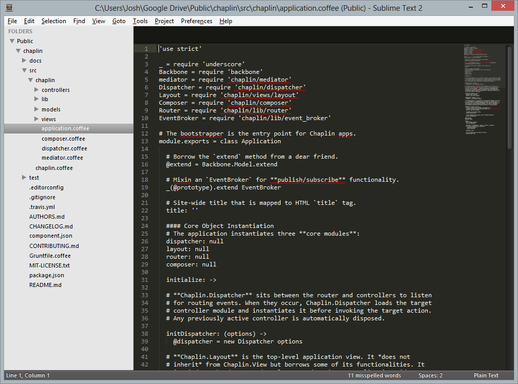application screenshot