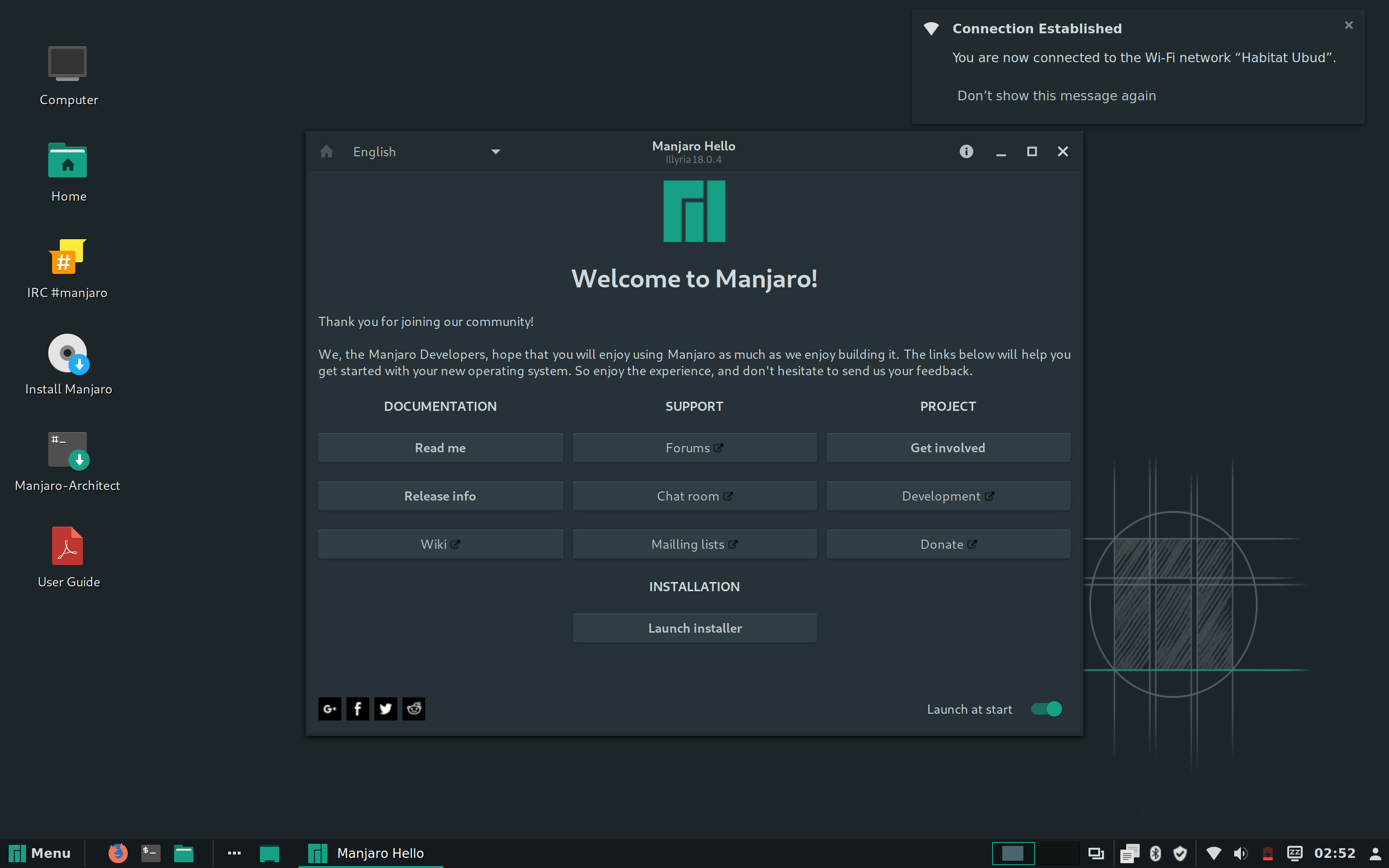 Manjaro Desktop