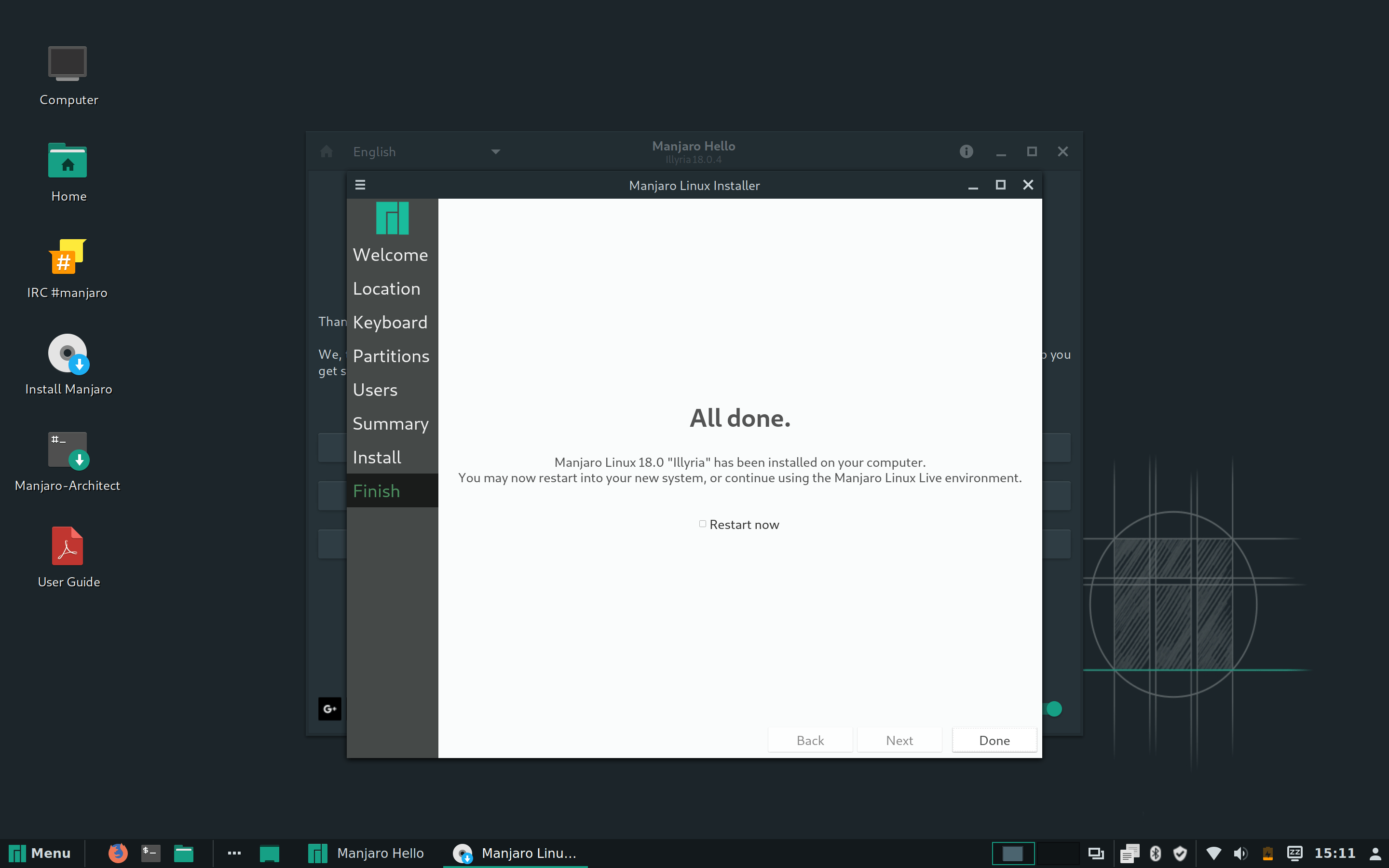 Manjaro Install Wizard