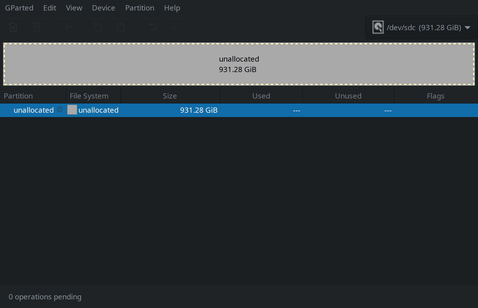 gparted zero-write