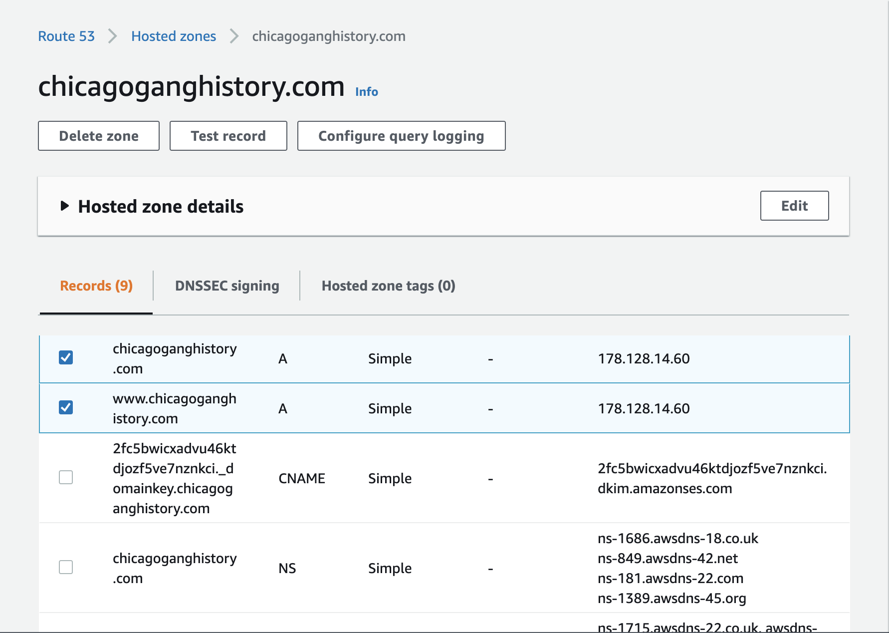 dns settings