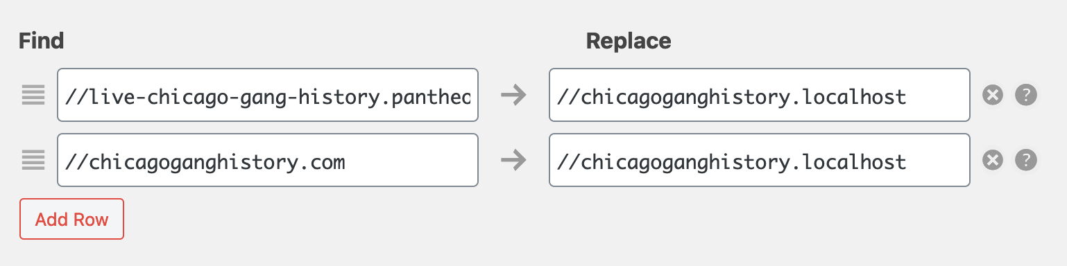 wp migrate find-replace